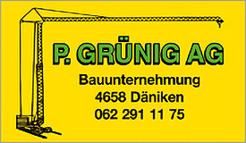 P. Grünig AG  Bauunternehmung