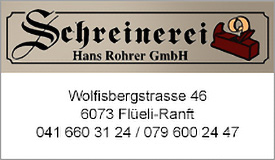 Schreinerei Hans Rohrer GmbH
