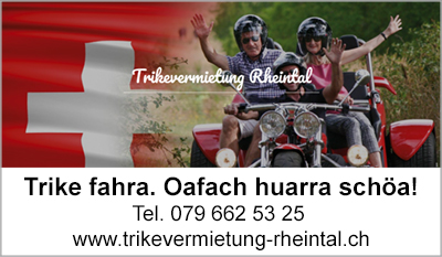Trikevermietung Rheintal