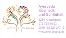 Ayurveda-Studio für Kosmetik, Massage und Ernährungsberatung Ayur Dhana
