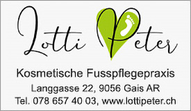 Kosmetische Fusspflegepraxis
