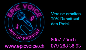 Epic Voice - das mobile Karaoke Erlebnis der Schweiz 